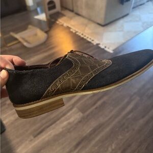 Giorgio Brutini Black and Brown Oxfords